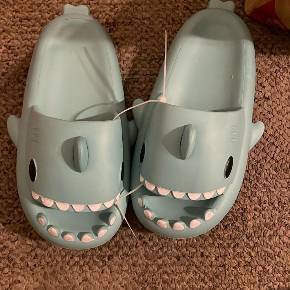 Shark slippers